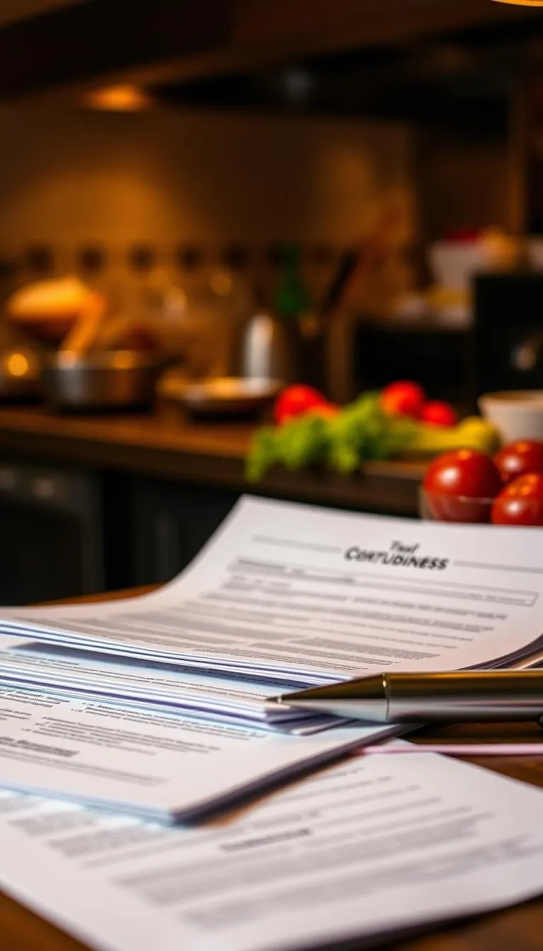 Trámites administrativos para restaurante