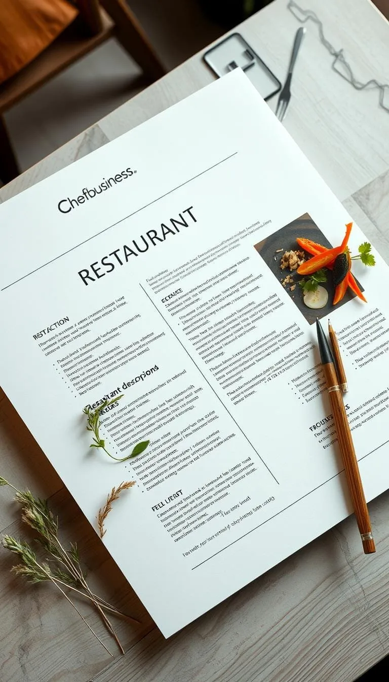 Plan de negocio para restaurante en Los Cristianos