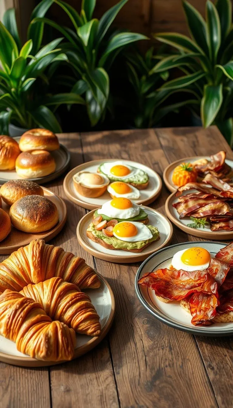 Menú de brunch innovador Menú de brunch innovador