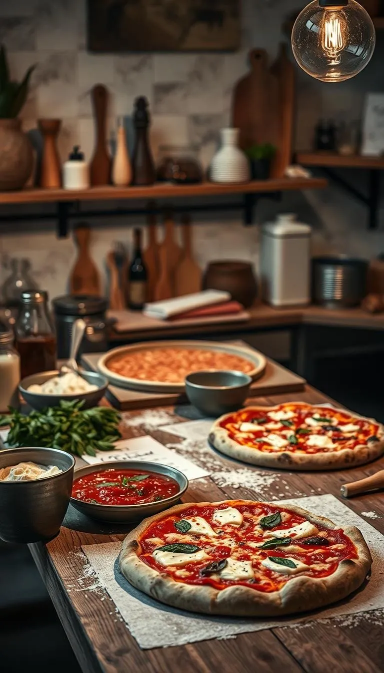 Desarrollo de menú de pizzas artesanales Desarrollo de menú de pizzas artesanales