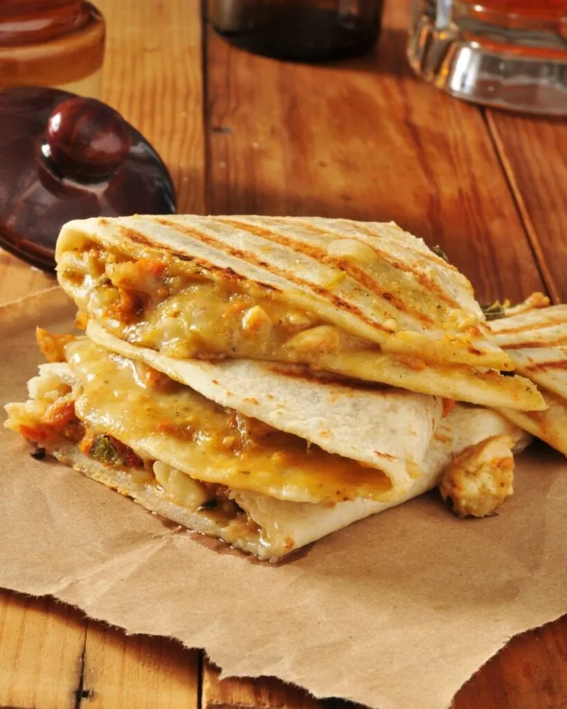 quesadillas