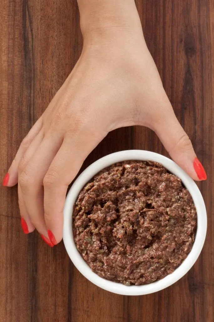 Receta de tapenade de aceitunas negras - Tapenade Texturas