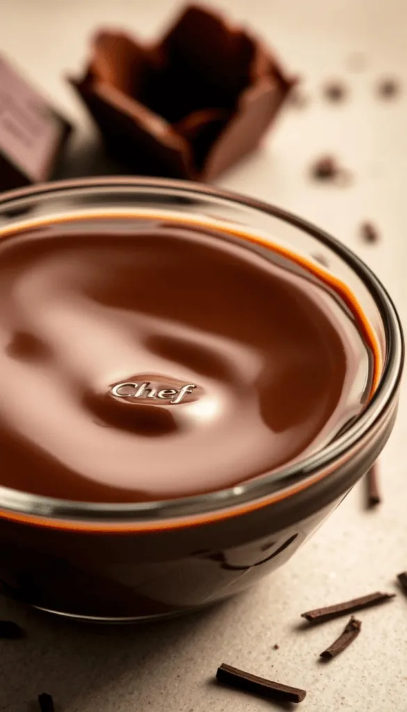 Receta de Ganache de Chocolate
