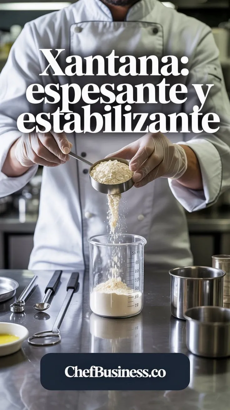 Xantana, Espesante, Estabilizante