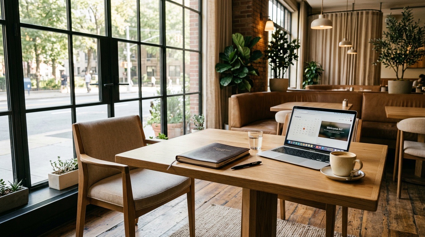 Consultor gastronómico en reunión con propietario de restaurante en Madrid