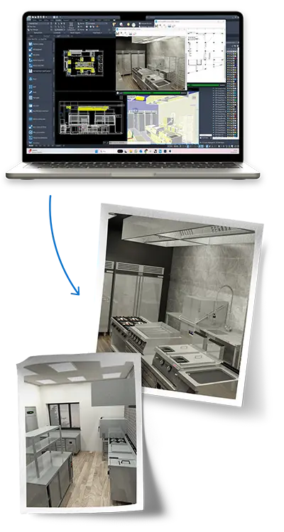 Software de diseño y planificación de cocinas profesionales