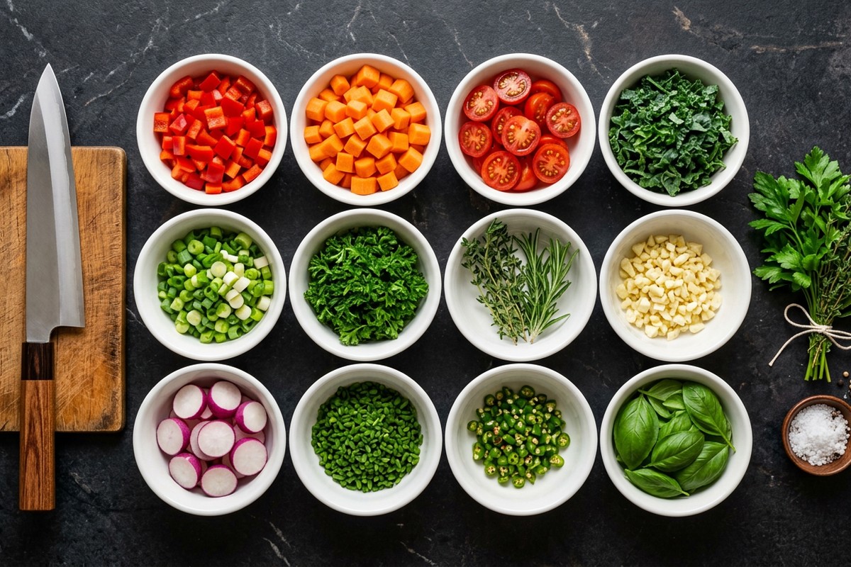 Vista cenital cocina