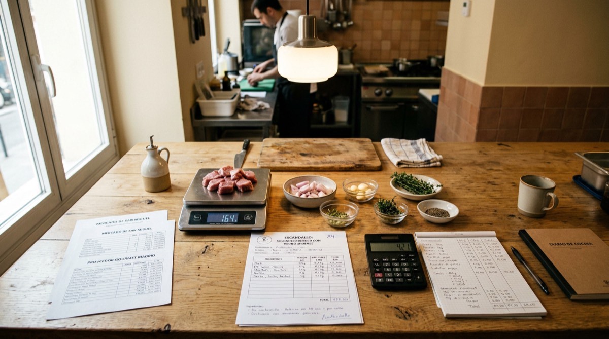 Cómo hacer escandallos — situacion habitual en restaurantes