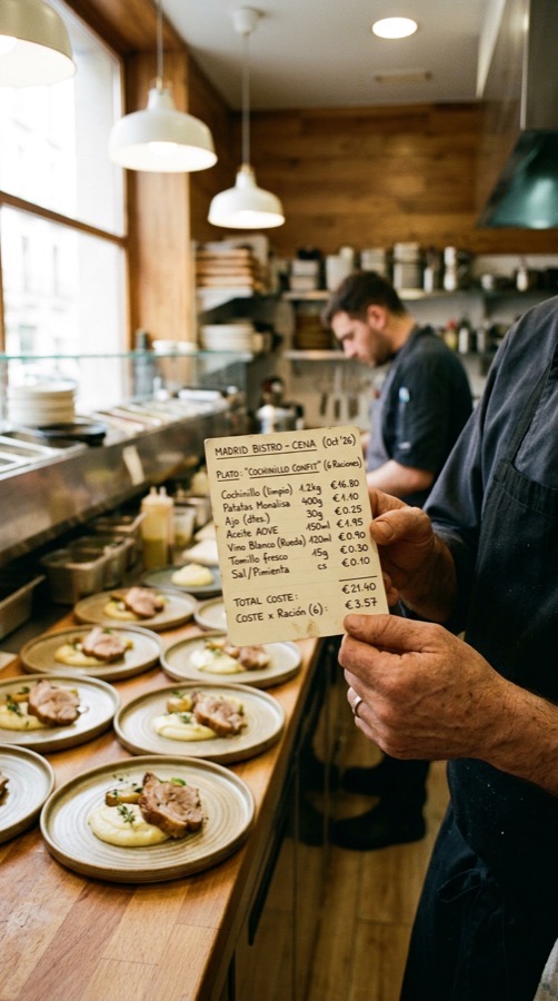 Cómo hacer escandallos — ChefBusiness consultoría gastronómica Madrid