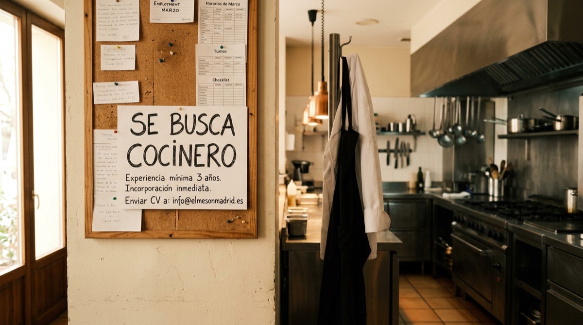 Falta de personal en hostelería — situacion habitual en restaurantes