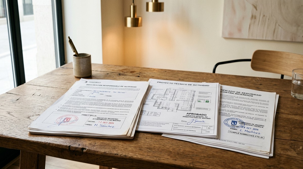 Permisos para abrir restaurante en Madrid — situacion habitual en restaurantes