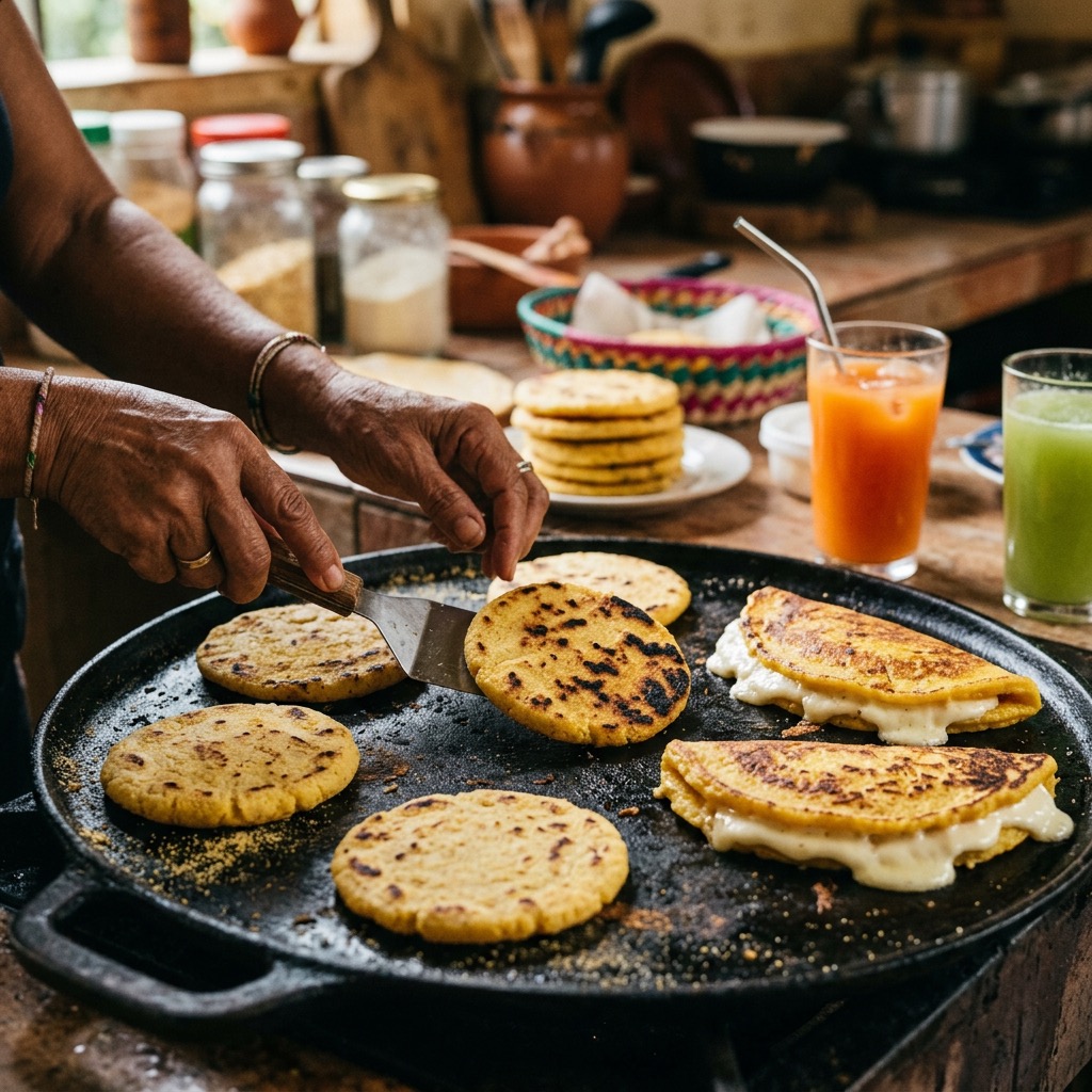 Retos de un arepería en Madrid