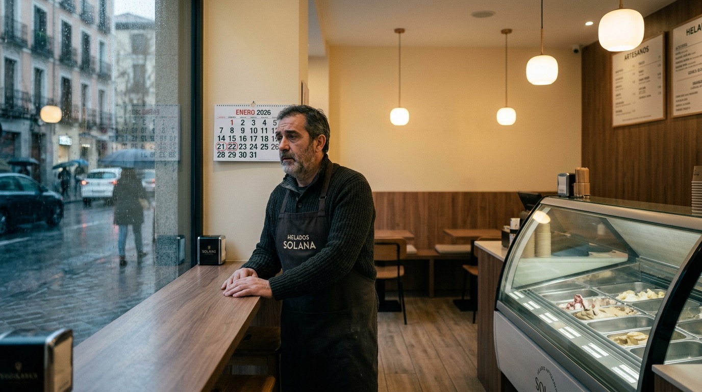 Retos de un heladería en Madrid