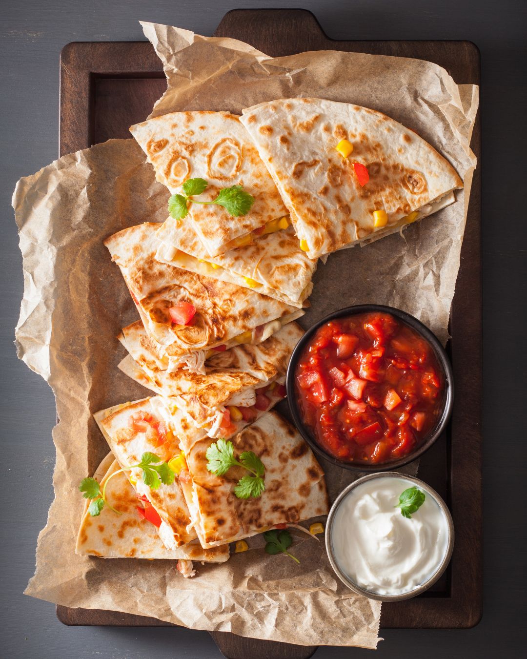 quesadillas