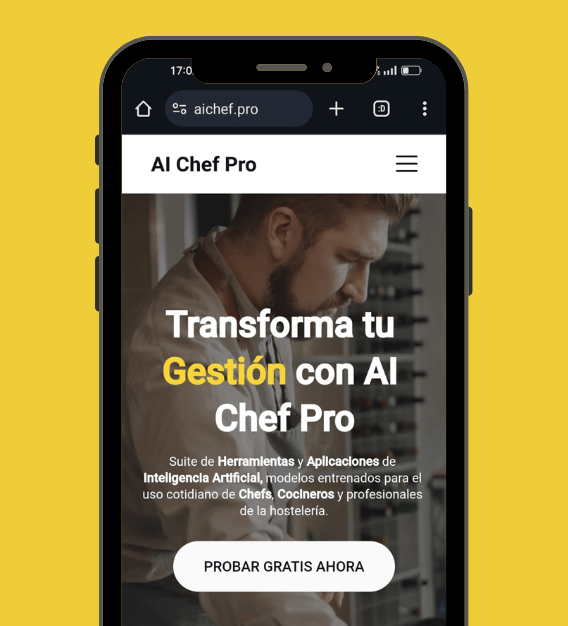 Ai Chef Pro - Inteligencia Artificial para Chefs y Cocineros 