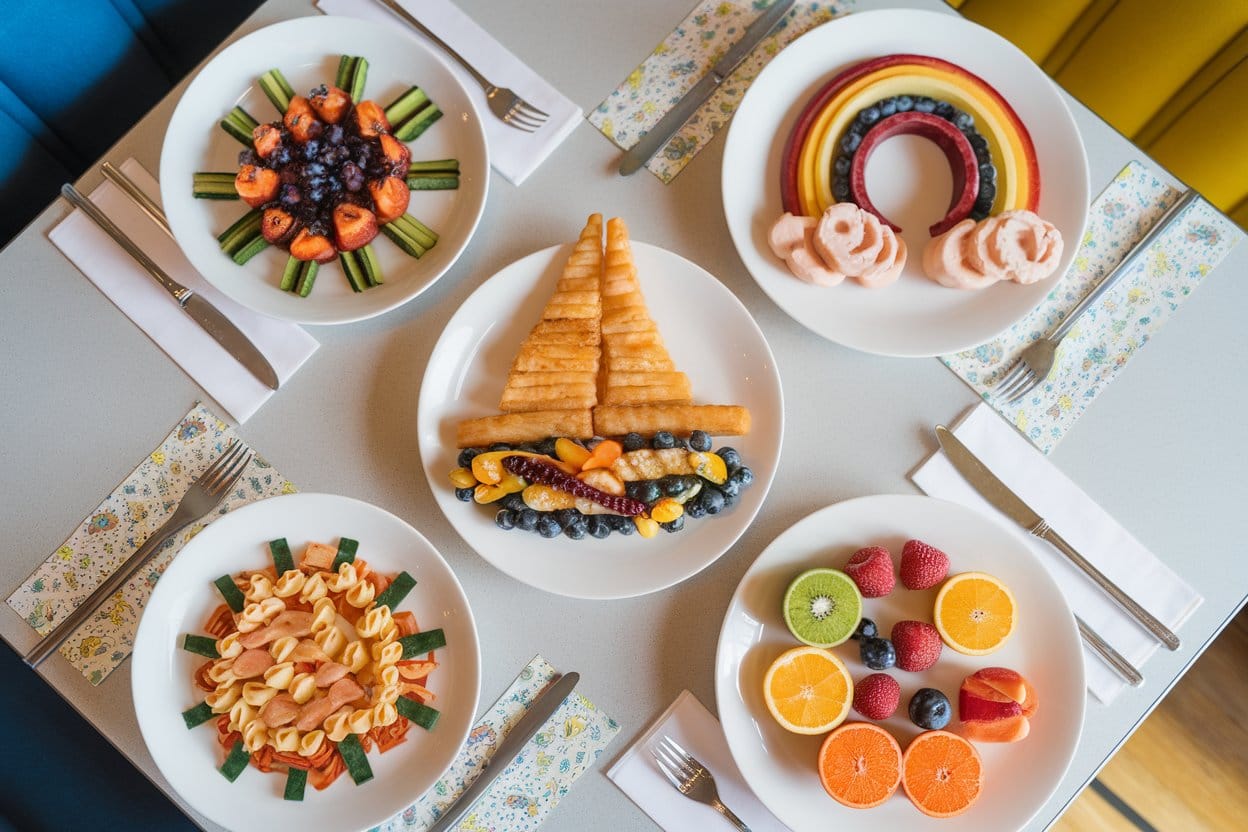 Menú infantil para restaurantes