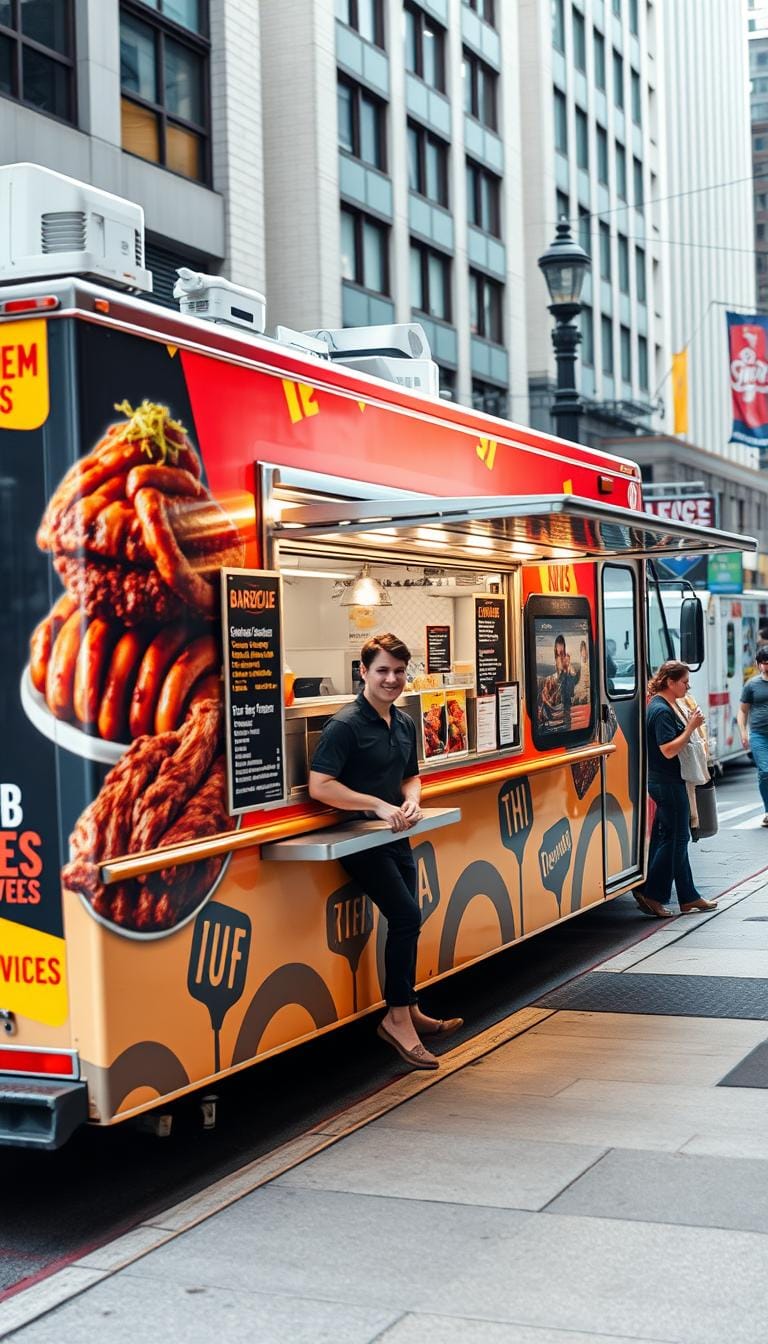 Guía para abrir un food truck de barbacoa americana exitoso