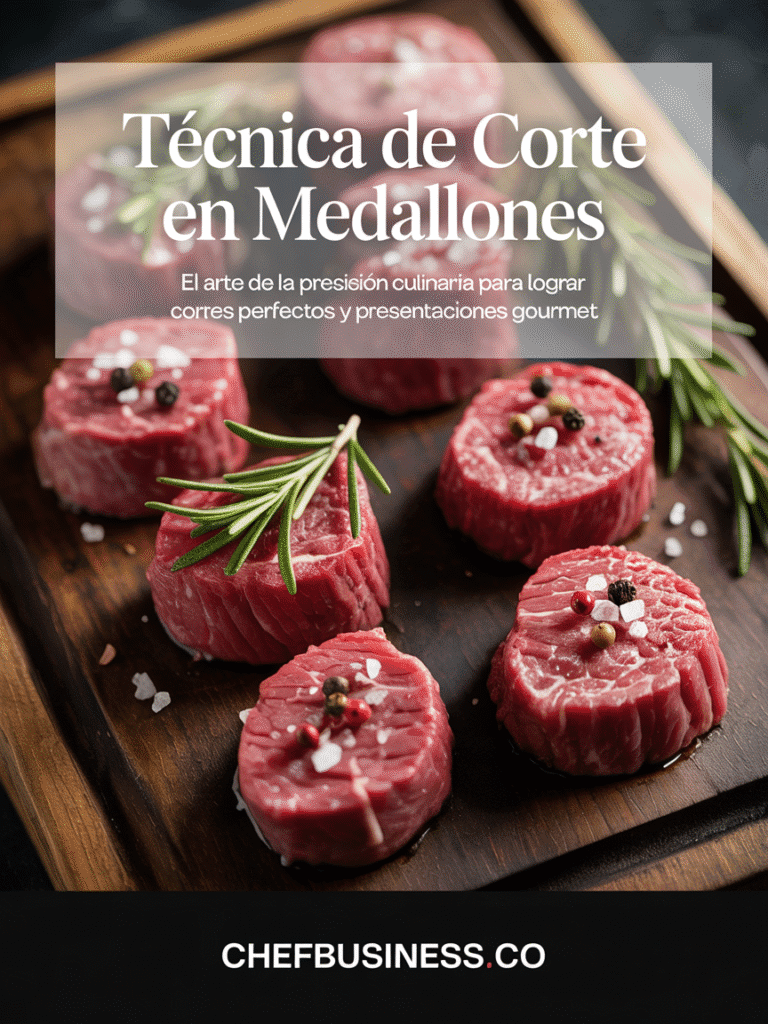 메달리온 커팅 기술 - Chefbusiness.co